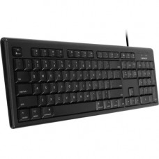 Mace Group Macally Black 104 Key Full Size USB Keyboard for Mac - Cable Connectivity - USB Interface - 104 Key - Windows, Mac OS - Black QKEYB