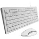 Mace Group Macally Full Size USB Keyboard and Optical USB Mouse Combo For Mac - USB Cable 104 Key - USB Cable Optical - 1200 dpi - 3 Button - Scroll Wheel - Symmetrical - Compatible with Computer (Mac) QKEYCOMBO