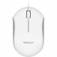 Mace Group Macally White 3-Button USB Wired Mouse for Mac & PC (QMOUSE) - Optical - Cable - White - USB - 1200 dpi - Scroll Wheel - 3 Button(s) - Symmetrical QMOUSE