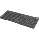 Man & Machine Really Cool Keyboard - Cable Connectivity - USB Interface - Compatible with Computer, Workstation (Mac, PC, Linux) - QWERTY Keys Layout - Industrial Silicon Rubber - Black RCLP/BKL/B5-12