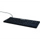 Man & Machine Really Cool Touch Keyboard - Cable Connectivity - USB Interface - QWERTY Layout - TouchPad - Mac, PC - Industrial Silicon Rubber Keyswitch - Hygienic Black RCTLPMAGBKLB5-LT
