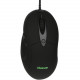Nixeus REVEL Fit Gaming Mouse - PixArt PMW3360 - Cable - Black Rubberized - USB - 12000 dpi REVF-BK18