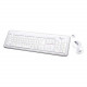 Buslink Media i-rocks RF-6577L Keyboard and Mouse - USB Wireless RF Keyboard - USB Wireless RF Mouse - Laser - 1600 dpi RF-6577L-WH