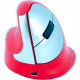 Ergoguys R-Go Tools Sport Bluetooth Vertical Ergo Mouse, Medium, Left Hand, Red - Wireless - Bluetooth - Red - 1 Pack - Medium Hand/Palm Size - Left-handed Only RGOHEREDL
