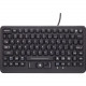 iKey Industrial Keyboard with Emergency Key - Cable Connectivity - USB Interface - 86 KeyHulaPoint - Emergency Hot Key(s) - QWERTY Keys Layout - Industrial Silicon Rubber - Black SL-86-911-FSR-USB