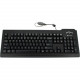 Seal Shield Silver Seal Waterproof Keyboard - Cable Connectivity - USB Interface - 105 Key - Belgian - Compatible with Mac - AZERTY Keys Layout - Membrane - Black SSKSV208BEFL