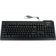 Seal Shield Silver Seal Waterproof Keyboard - SSKSV208ES - Cable Connectivity - USB Interface - 105 Key - Spanish - Compatible with Mac, PC - QWERTY Keys Layout - Membrane - Black SSKSV208ES