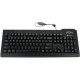 Seal Shield Silver Seal Waterproof Keyboard - Cable Connectivity - USB Interface - 105 Key - Polish - Compatible with Mac - QWERTY Keys Layout - Membrane - Black SSKSV208PL