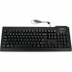 Seal Shield Silver Seal Waterproof Keyboard - Cable Connectivity - USB Interface - 105 Key - English (UK) - Compatible with Mac - QWERTY Keys Layout - Membrane - Black SSKSV208UK