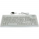 Seal Shield Silver Seal Glow Waterproof Keyboard Long Cable - Cable Connectivity - USB Interface - English (US) - White - TAA Compliance SSWKSV207GL