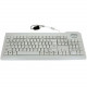 Seal Shield Silver Seal Waterproof Keyboard - SSWKSV208NL - Cable Connectivity - USB Interface - 105 Key - Dutch - Compatible with Mac, PC - QWERTY Keys Layout - Membrane - White SSWKSV208NL