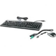 HP Slim USB Keyboard and Mouse - Bulk - USB Cable - English (US) - USB Cable - 1000 dpi - Compatible with Notebook, Chromebook, Mobile Workstation, Desktop Computer (Windows, PC) - 10 Pack T6T83A6#ABA