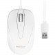 Mace Group Macally 3 Button Optical USB Wired Mouse for Mac and PC - Optical - Cable - White - USB - 1000 dpi - Notebook, Computer - Scroll Wheel - 3 Button(s) - Symmetrical TURBO