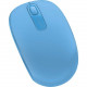 Microsoft Wireless Mobile Mouse 1850 - Optical - Wireless - Radio Frequency - Cyan Blue - USB 2.0 - 1000 dpi - Scroll Wheel - 3 Button(s) - Symmetrical - EIP, REACH, RoHS, WEEE Compliance U7Z-00055