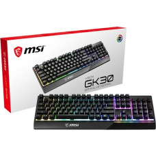 Micro-Star International  MSI VIGOR GK30 Gaming Keyboard - Cable Connectivity - USB 2.0 Interface - Windows - Plunger Keyswitch VIGOR GK30