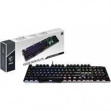 Micro-Star International  MSI VIGOR GK50 ELITE KAILH BLUE Gaming Keyboard - Cable Connectivity - USB 2.0 Interface - Mechanical Keyswitch VIGOR GK50 ELITE LL