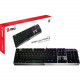 Micro-Star International  MSI Vigor GK50 Low Profile Gaming Keyboard - Cable Connectivity - USB 2.0 Interface - 104 Key - Windows - Mechanical Keyswitch - Black VIGOR GK50 LP