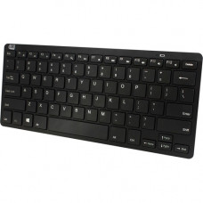 Adesso Bluetooth Wireless SlimTouch Mini Keyboard - Wireless Connectivity - Bluetooth - 30 ft - USB Interface - 78 Key - English (US) - Windows - Scissors Keyswitch - AAA Battery Size Supported - Black WKB-1100BB