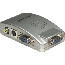 Manhattan PC TV Converter - Use TV as PC monitor to view presentations, games, pictures and movies or browse the Web 150095