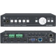 Kramer 18G 4K Presentation Switcher/Scaler with HDBaseT & HDMI Simultaneous Outputs - Functions: Video Switcher, Video Scaling, Audio Embedding - HDMI - 2048 x 1080 - VGA - Network (RJ-45) - USB - Audio Line In - Audio Line Out - PC - Rack-mountable, 