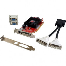 VisionTek Radeon 4350 SFF 512MB DDR2 (2x DVI-I, TV Out) w/ 2x DVI-I to VGA Adapter - ATi Radeon HD 4350 600MHz - 512MB DDR2 SDRAM - PCI Express 2.0 x16 - DMS-59 900273