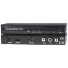Comprehensive Composite, S-Video and Audio to HDMI Converter - Functions: Signal Conversion - Audio Line In - WEEE Compliance CCN-CSH101