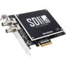 AVerMedia DarkCrystal HD-SDI Duo Video Capturing Device - Functions: Video Capturing, Video Conversion - PCI Express x4 - 1920 x 1080 - NTSC, PAL - Plug-in Card CD910-AC