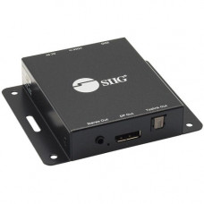 SIIG HDMI 2.0 to DisplayPort 1.2 Converter with Audio Extractor - High performance HDMI to DisplayPort Adapter CE-H26A11-S1