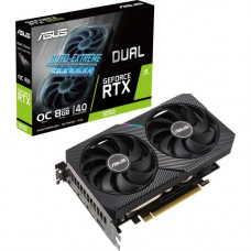 Asus NVIDIA GeForce RTX 3050 Graphic Card - 8 GB GDDR6 - 1.85 GHz Boost Clock - 128 bit Bus Width - PCI Express 4.0 - DisplayPort - HDMI DUAL-RTX3050-O8G