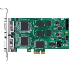 Advantech 2-ch Full HD H.264/MPEG4 PCIe Video Capture Card with SDK - Functions: Video Capturing, Video Recording - PCI Express x1 - 1920 x 1080 - NTSC, PAL - H.264, MPEG-4 - DVI - 1 Pack - PC, Linux - Plug-in Card DVP-7021HE