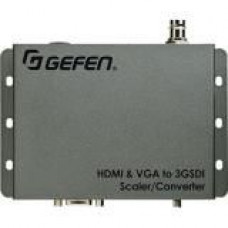Gefen HDMI & VGA to 3GSDI Scaler/Converter - Functions: Video Scaling - 1920 x 1200 - VGA - USB - Audio Line In - 1 Pack - External EXT-HDVGA-3G-SC