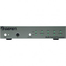 Gefen Multi-Format Processor (EXT-MFP) - Functions: Video Processing, Video Scaling - 1920 x 1080 - VGA - DVI - DisplayPort - USB - Audio Line In - Audio Line Out - 1 Pack - PC, Mac - Rack-mountable EXT-MFP