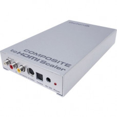 Gefen Composite to HDMI Scaler - Functions: Video Scaling - 1920 x 1200 - Audio Line In - Audio Line Out - External GTV-COMPSVID-2-HDMIS