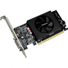 Gigabyte Ultra Durable 2 GV-N710D5-2GL GeForce GT 710 Graphic Card - 954 MHz Core - 2 GB GDDR5 - Low-profile - 64 bit Bus Width - Fan Cooler - OpenGL 4.5, DirectX 12 - 1 x HDMI - 1 x Total Number of DVI (1 x DVI-D) - Dual Link DVI Supported - PC - 3 x Mon