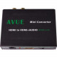 Avue Mini Converter - Functions: Video Conversion - 1920 x 1080 - Audio Line Out - External HDMI-A011