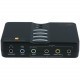 Vantec 7.1 Channel External Sound Box - 7.1 Sound Channels - External - USB - S/PDIF In - S/PDIF Out NBA-200U