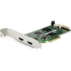 Startech.Com PCIe HDMI Capture Card, 4K 60Hz PCI Express HDMI 2.0 Capture Card w/ HDR10, PCIe x4 Video Recorder/Live Streaming for Desktop - PCIe HDMI capture card to record 4K video to desktop PC - HDMI 2.0/4096&#195;ÃÂÃÂ