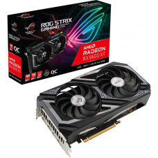 Asus ROG AMD Radeon RX 6600 XT Graphic Card - 8 GB GDDR6 - 2.43 GHz Core - 2.45 GHz Game Clock - 2.61 GHz Boost Clock - 128 bit Bus Width - PCI Express 4.0 - DisplayPort - HDMI ROG-STRIX-RX6600XT-O8G-GA