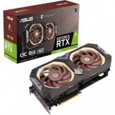 Asus NVIDIA GeForce RTX 3070 Graphic Card - 8 GB GDDR6 - Full-height - 1.85 GHz Boost Clock - 256 bit Bus Width - PCI Express 4.0 - DisplayPort - HDMI RTX3070-O8G-NOCTUA