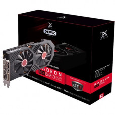 XFX RX-580P8DFD6 Radeon RX 580 Graphic Card - 8 GB GDDR5 - 1.37 GHz Core - 256 bit Bus Width - DisplayPort - HDMI - DVI RX-580P8DFD6