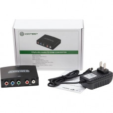 SYBA IO Crest Component (YPbPr) + RCA Audio to HDMI 1.3 1080p HDTV Converter - Functions: Signal Conversion - Audio Line In - 1 Pack - PC - External - RoHS Compliance SY-ADA31048