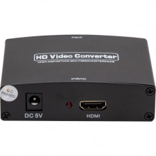 SYBA IO Crest VGA DB15 + Stereo RCA to HDMI 1.3 Converter Box - Functions: Signal Conversion - 1600 x 1200 - VGA - Audio Line In - 1 Pack - PC - External SY-ADA31049