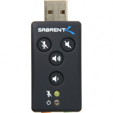 Sabrent USB-SBCV External Sound Box - External - USB USB-SBCV