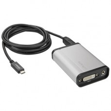 Startech.Com DVI to USB C Video Capture Device - USB Capture Card - Windows and Mac - DirectShow Compatible - 1080p 60fps - USBC2DVCAPRO - External USB capture card includes intuitive software for Windows and macOS - DVI to USB video capture device ensure