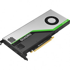 PNY Quadro RTX 4000 Graphic Card - 8 GB GDDR6 - Single Slot Space Required - Fan Cooler - OpenACC, OpenGL 4.5, OpenCL, DirectX 12, DirectCompute 5.0, Vulkan 1.0 - 3 x DisplayPort - PC, Linux - 4 x Monitors Supported VCQRTX4000-PB