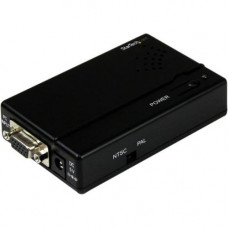 Startech.Com High Resolution VGA to Composite (RCA) or S-Video Converter - PC to TV - VGA - TAA Compliance VGA2VID