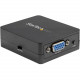 Startech.Com 1080p VGA to RCA and S-Video Converter - USB Powered - High Resolution VGA Input with Dynamic Scaling (VGA2VID2) - This VGA to Composite and S-Video AV adapter box is equipped with an NTSC/PAL toggle switch and a scan button for simple config