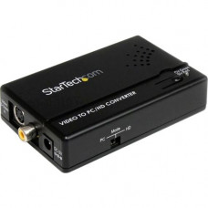 Startech.Com Composite and S-Video to VGA Video Scan Converter - Functions: Signal Conversion - RoHS, TAA Compliance VID2VGATV2