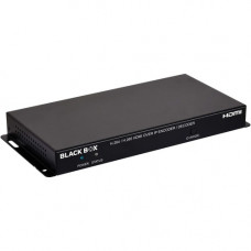 Black Box HDMI-over-IP H.264/H.265 Encoder/Decoder - Functions: Video Decoding, Video Encoding, Audio Encoder - 1920 x 1200 - WUXGA - H.264, H.265, HEVC, MPEG-4 - Network (RJ-45) - External - TAA Compliant VS-2101X