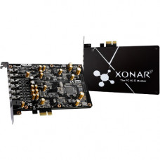 Asus Xonar AE Sound Board - 24 bit DAC Data Width - 7.1 Sound Channels - Internal - C-Media 6632AE - PCI Express - 110 dB - 3 Byte 192 kHz Maximum Playback Sampling Rate - 3 Byte 96 kHz Maximum Recording Sampling Rate - 1 x Number of Microphone Ports - 5 